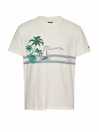 TOMMY JEANS | Nombre del producto: Camiseta
Marca: TOMMY JEANS
Color: blanco
Categorías: Moda, Hombre

Largo de manga: Manga corta
Cuello: Cuello redondo
Material: Jersey, Algodón
Diseño: Estampado
Corte (Prenda superior): Regular
Estilo: Moda joven
Detalles: Logo | 